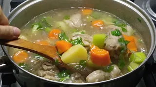 GRABE SA SARAP! HEALTHY AND NUTRITIOUS CHICKEN VEGETABLE SOUP RECIPE!