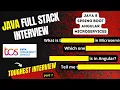 Full stack java developer interview TCS Spring boot Angular Microservices 37 part1