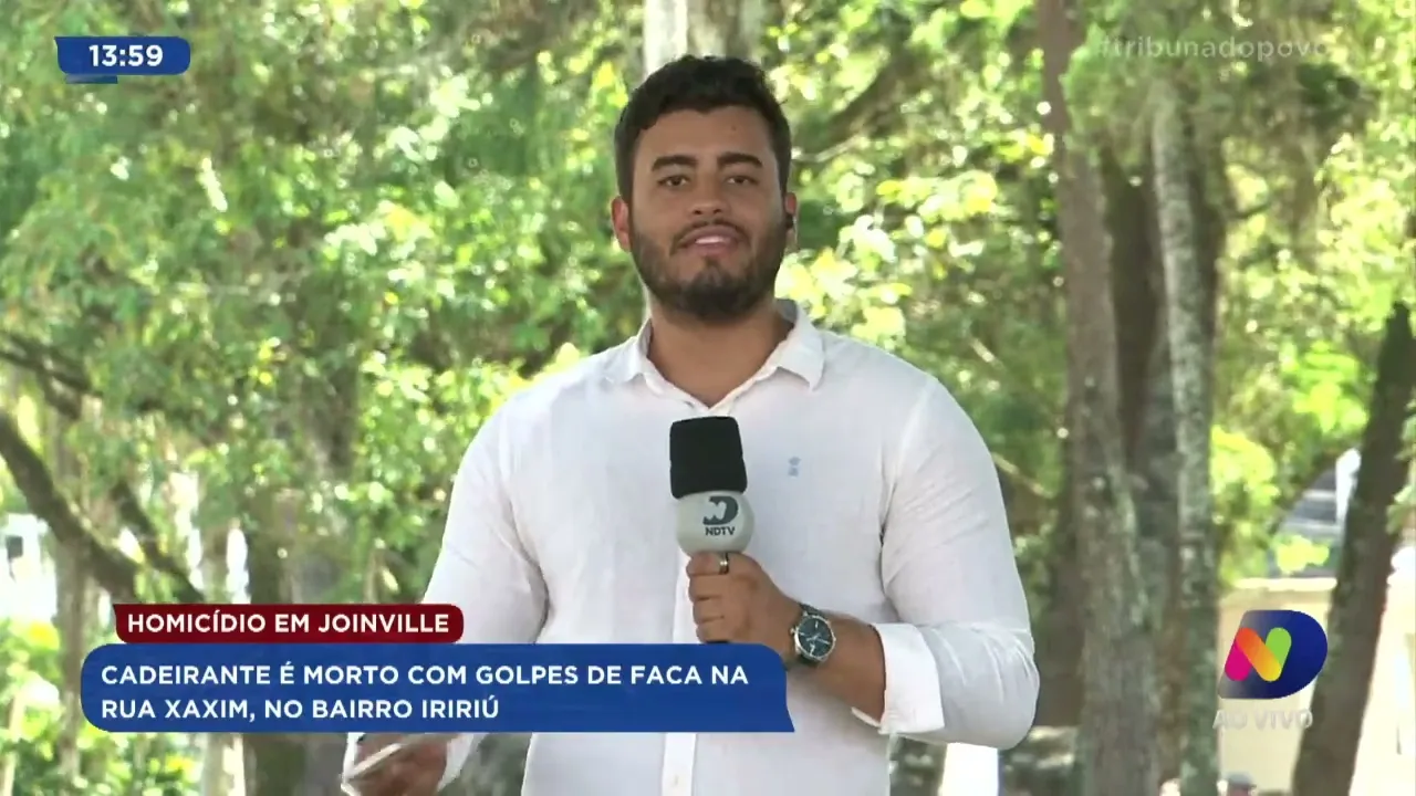 Homicídio em Joinville: cadeirante é morto com golpes de faca na Rua Xaxim, no Bairro Iririú
