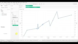 Tableau Tutorial How to create a Connected Scatterplot