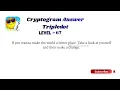 Cryptogram Tripledot Level 61 to 70 Answers Cryptogram Tripledot Answer Go Answer