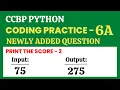 Print the Score - 2 Coding Practice