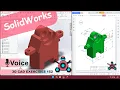 SolidWorks 3D CAD EXERCISES 152 StudyCadCam Solution Tutorial