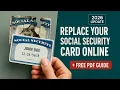 Replace Your Social Security Card Online 2026 Guide