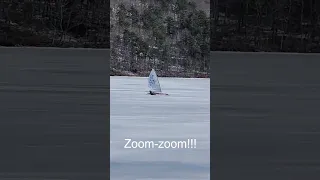 This Is Why Ice Boat Racing Is Insane #iceboatracing #needforspeed #extreme