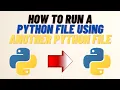 How to Run a Python File Using Another Python File Using Subprocess Very Easy