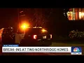 Two break-ins within 30 minutes in Northridge