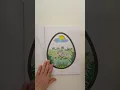 Relaxing coloring Easter page