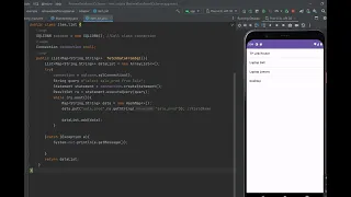 How to display data from SQL Server into list view in android studio