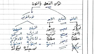 شرح حالات توكيد الفعل بالنون للصف الثاني الثانوي والصف الثالث الثانوي 