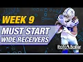 Get an Edge in Fantasy Football Wide Receiver WR Start Em Sit Em Tips Fantasy Football Week 9