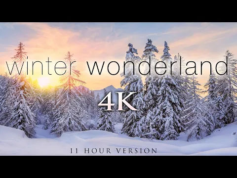 Download MP3 (4K) 11 Hours of Winter Wonderland + Calming Hang Drum Music for Relaxation, Stress Relief [UHD]