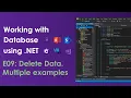 Delete Data from Database - Oledb NET E09