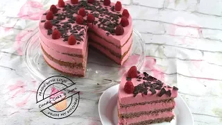 Gesunder Kuchen - Backen - Biskuitrolle - einfaches Rezept zum Abnehmen - Kalorienarm naschen. 