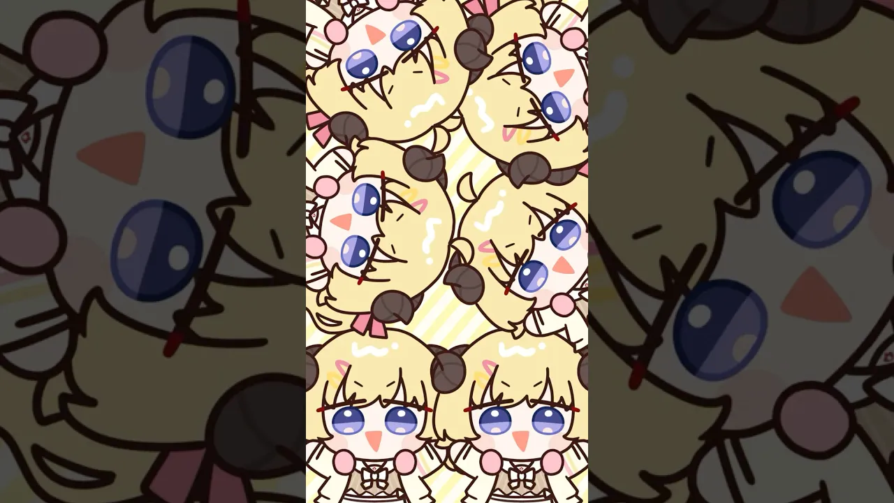 【手描き切り抜き】セルフ音MADわため #shorts #vtuber