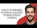 How To Redeem Codes In Marvel Strike Force Mobile - UPDATED 2025