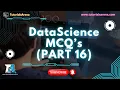 AI DataScience Quiz Series Python ML SQL Math AI DataScience MCQ Part 16 Quiz Time