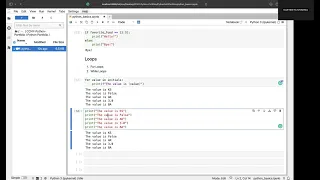 BONUS - Writing Python Code Part 3 For While Loops for Data Science