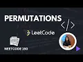 NeetCode150 - PERMUTATIONS Backtracking Medium Level Question LEETCODE DSA in Python