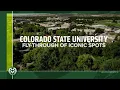 Fly-through of Iconic Colorado State University Campus Spots