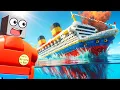 We Sank a LEGO Cruise Ship in NEW Modded Maps in Brick Rigs