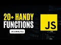 20 Handy JavaScript Functions to Simplify Your Code JavaScript Tutorial BitBuddy
