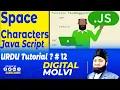 JavaScript Tutorial for Beginners Learn JavaScript in Urdu Hindi Space Characters in JS 12