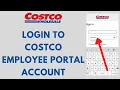 Costco ESS Login How to Login Costco Employee Portal Account Costco Membership
