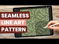 How To Create a Seamless Repeating Pattern in Procreate Beginner Procreate Tutorial