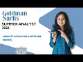 Goldman Sachs Hiring Summer Analyst 2026