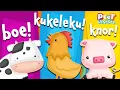 Download Lagu Boerderijdieren Dierengeluiden - Wat zegt de Koe? Dieren leren Nederlands boerderij 10 leren tellen