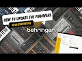 How to Update the Firmware on Your Behringer Synth with SynthTribe Tutorial