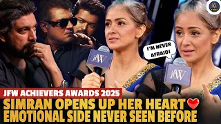 vijay or ajith simran s unexpected reply audience can t stop shouting goosebumps moment 
