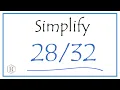 How to Simplify the Fraction