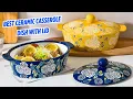 Jemirry Ceramic Casserole Dish With Lid Best Casserole Dishes For Oven Best Oval Baking Pan