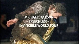 michael jackson speechless invincible world tour