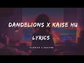 Download Lagu Dandelions X Kaise Hua + Lyrics + Slow + Reverb