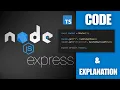 Express with TypeScript Full Stack Guide