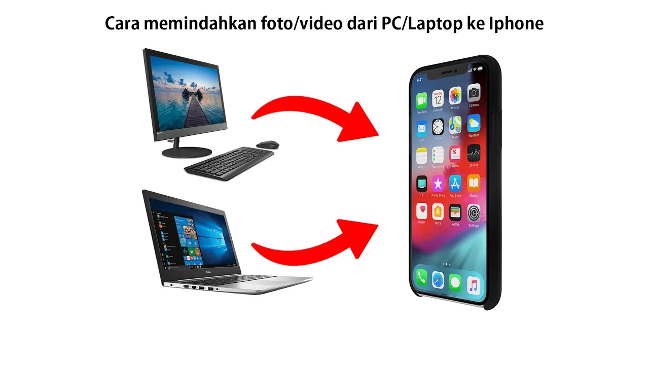 Cara Memindahkan Foto Dan Video Dari Iphone!!! Mudah Tanpa Kabel Dan Itunes!!! #Tutorial. 