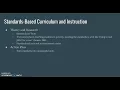 Standards-Based Curriculum and Instruction