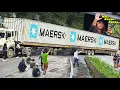 Download Lagu GAWAT !!! SOPIR WANITA MENYERAH TERPAKSA DIGANTIKAN, Truk Rasa Kereta Api Tersiksa di Sitinjau Lauik