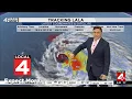 Hurricane Lala slams the State of Hawaii with heavy rain strong winds on Saturday