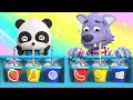 Download Lagu Fruits \u0026 Vegatables Smoothie Challenge | Learn Colors | Nursery Rhymes \u0026 Kids Songs | BabyBus