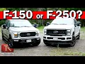 Ford F-150 vs F-250 - Half-Ton or We Compare Towing Payload MPG More