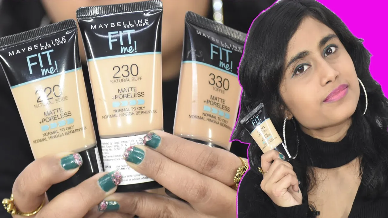 Test & Review Maybelline Fit Me Matte + Poreless Foundation #220 Natural Beige | Kornelia Luciana. 