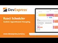 DevExtreme React Scheduler Custom Resource Appointment Grouping