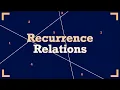 Lecture 12 - RECURRENCE RELATIONS Combinatorics Discrete Math