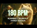 180 BPM Running Music Vol.3 | Hyper Tension Workout | 75 Min | Metronome Synced | EDM, Punk, Rock
