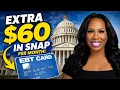 SNAP BENEFITS EXTRA 60 PER MONTH 400 PAYMENTS BEGIN WORK REQUIREMENTS SNAP REPLACEMENT MORE