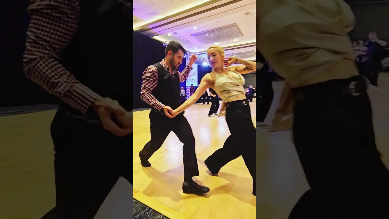 🕺West Coast Swing Improv Freestyle Dance by Ben Morris & Larisa Tingle